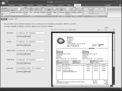 invoice template